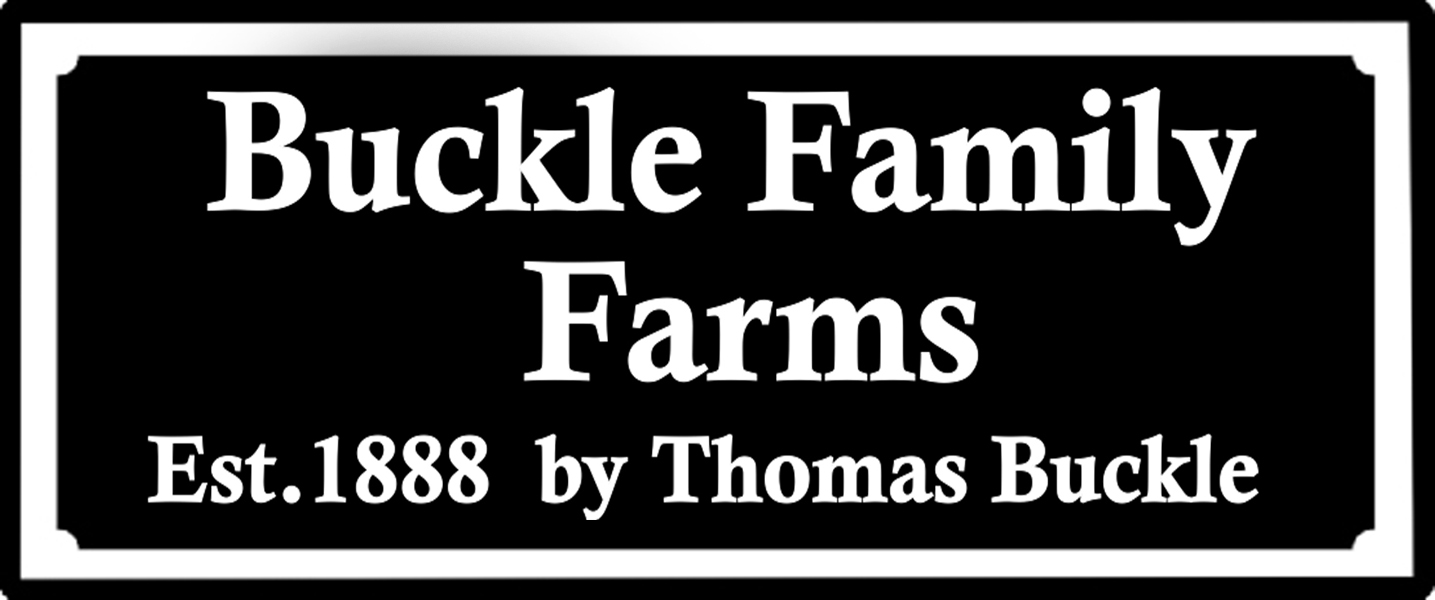 Engraved plaque for Buckle Family Farm