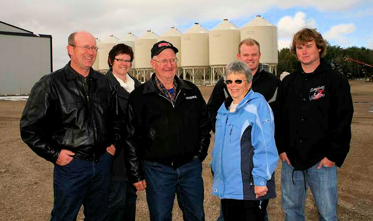 Members of the Kaeding family in 2009